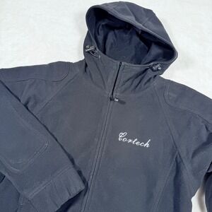 Cortech Womens Teramid Kevlar Reinforced Fleece Hoodie Black Full Zip Size MD